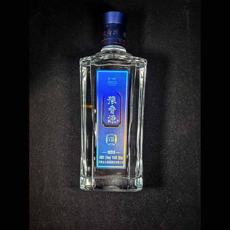 豫香源五粮浓香型白酒,国标优级纯粮食酒,大曲固态工艺口粮酒 52%vol 500mL 1瓶