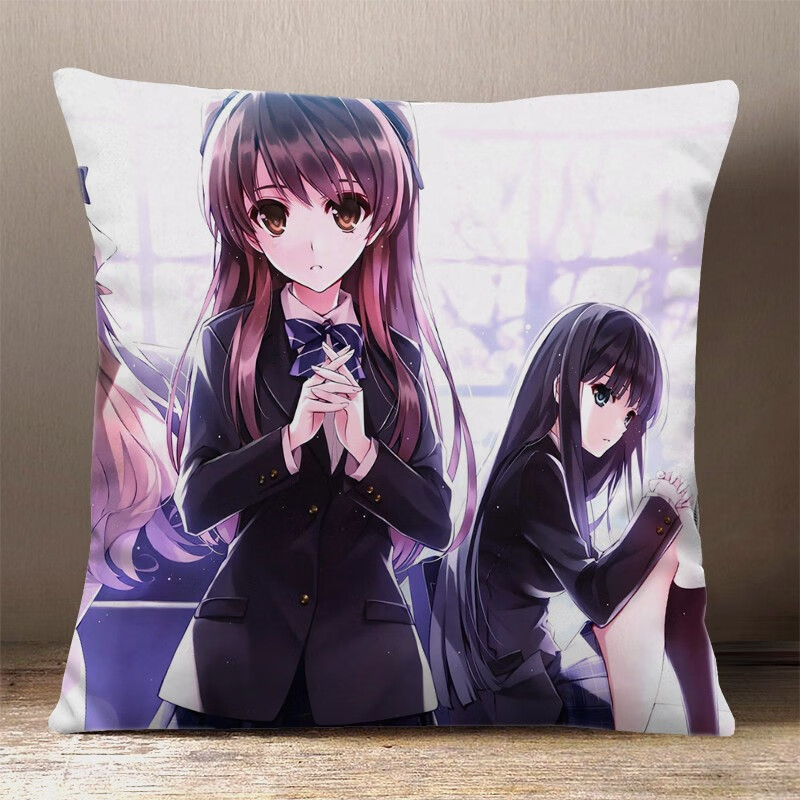 誉静白色相簿2游戏白学冬马和纱小木曾雪菜gal动漫二次元定制抱枕周边