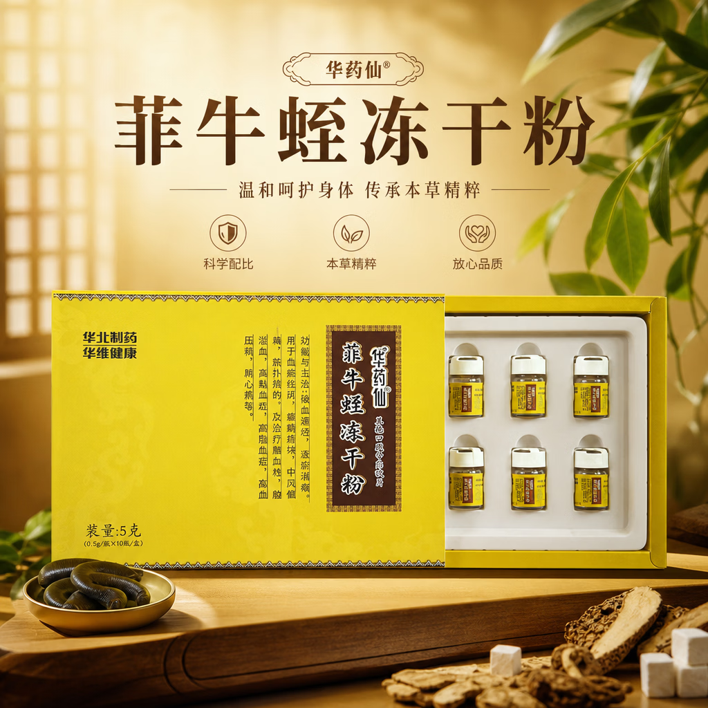 一晓堂华北制药菲牛蛭冻干粉破血通经逐瘀消癥