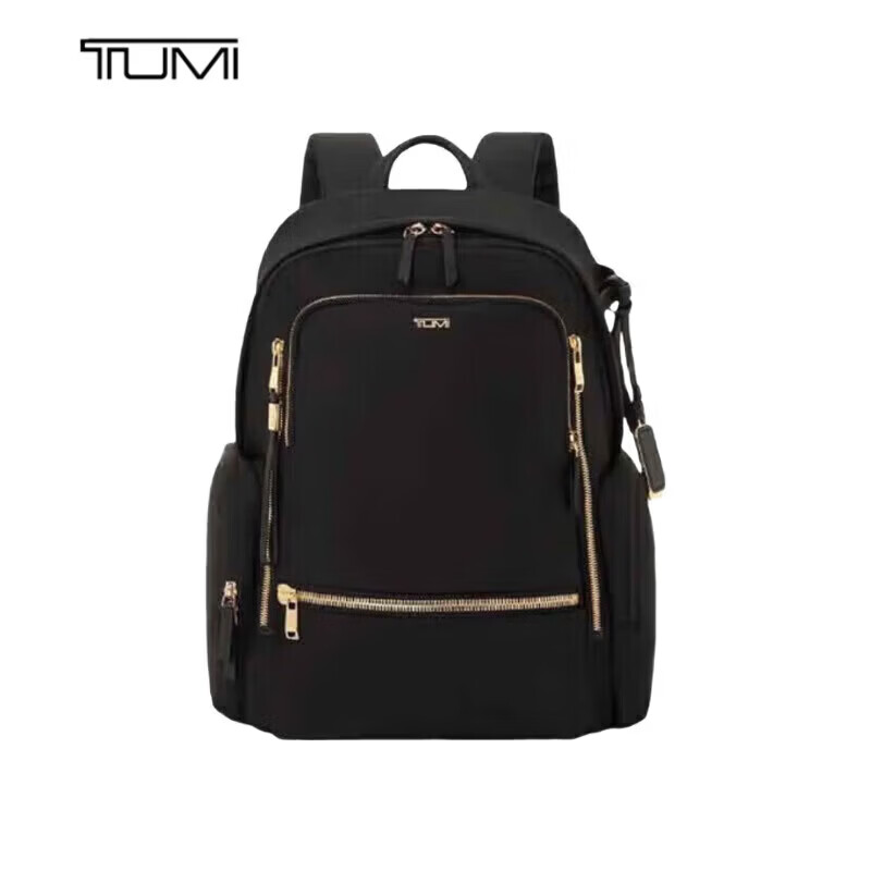 途明(TUMI)女士双肩包商务通勤电脑背包女包女生生日礼物女款包包 黑色 详情咨询客服