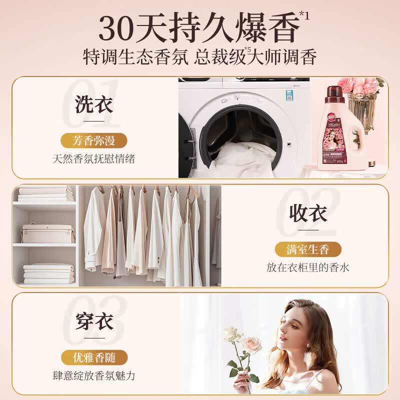 蔬果园洗衣液补充装袋装 除菌除螨持久留香 家用手洗机洗护色香水洗衣液 【畅销爆款】乌木玫瑰洗衣液12斤