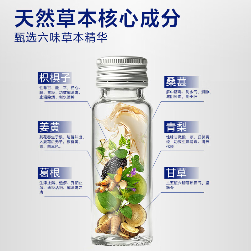 何必醉加强plus版 姜黄植物饮葛根姜黄饮料聚会团建饮料葛根药食同源 8盒【囤货送礼】
