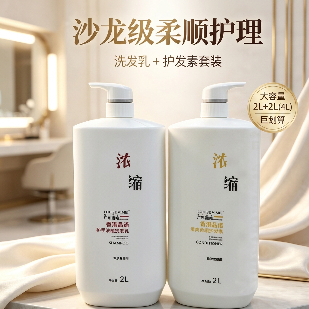 品诺护手洗发水护发素洗发乳清香不伤手发廊正品大容量高端洗发水 2L夏季清凉洗发水1瓶