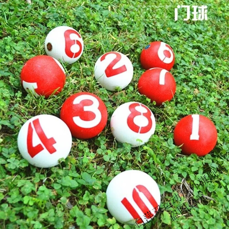 活力克斯门球  抛光字防滑球比赛专用门球10颗装