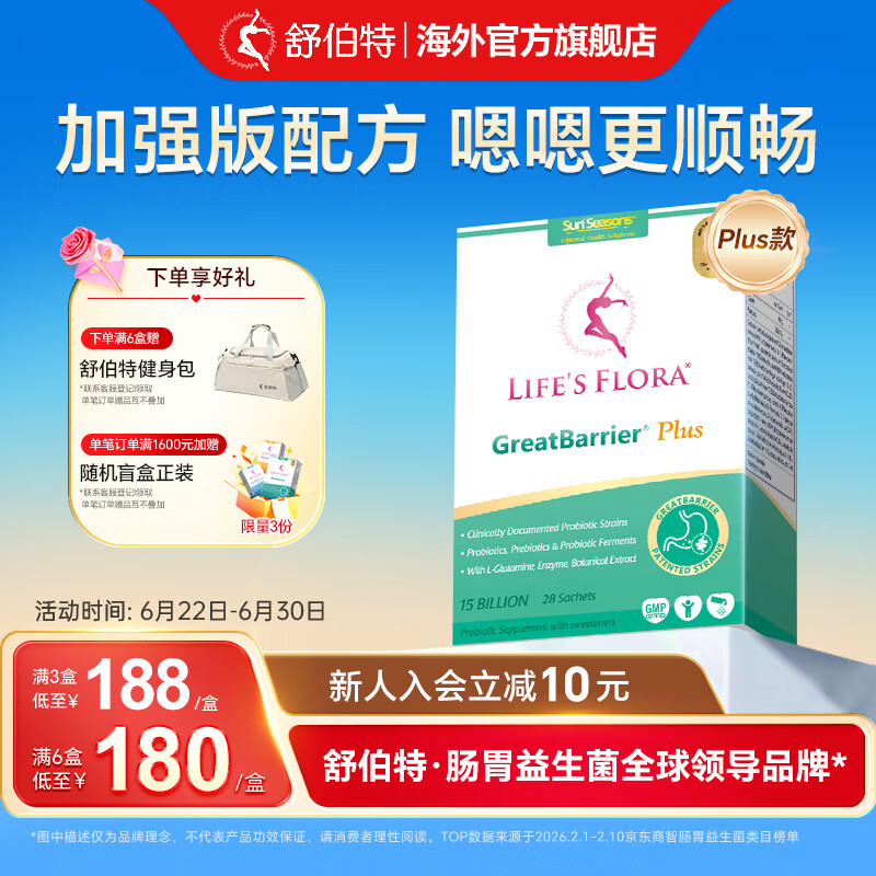 舒伯特益生菌Plus孕妇成人调理肠胃肠道孕期营养护胃益生元养胃冻干粉 【孕期嗯嗯不畅】 28条*1盒