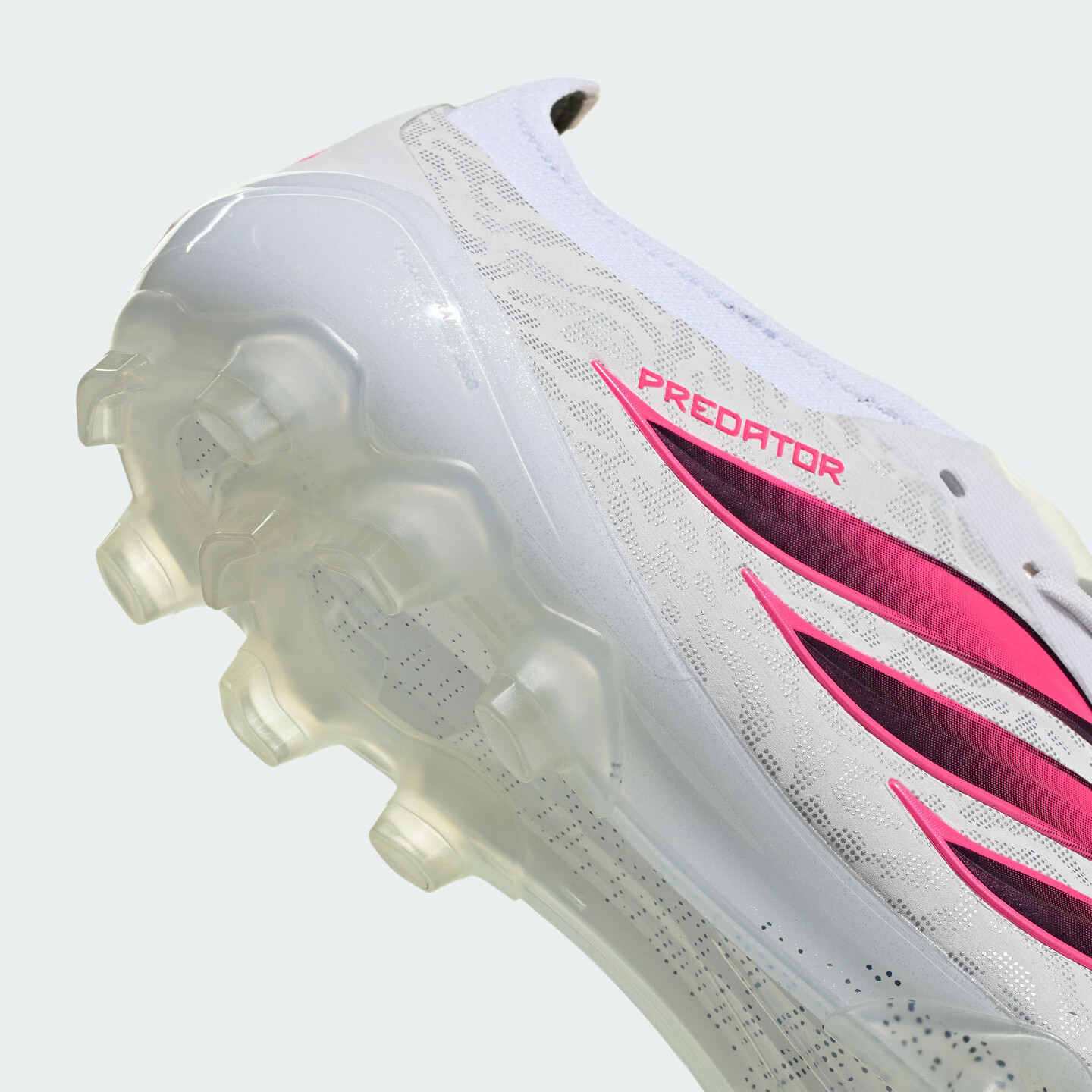 adidas贝林厄姆同款PREDATOR ELITE FT 2G/3G AG足球鞋阿迪达斯 白色/漩涡荧光红/黑色 42