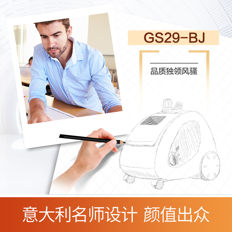 贝尔莱德（SALAV）家用挂烫机 蒸汽熨烫机 手持熨斗 经典烫衣机GS29-BJ