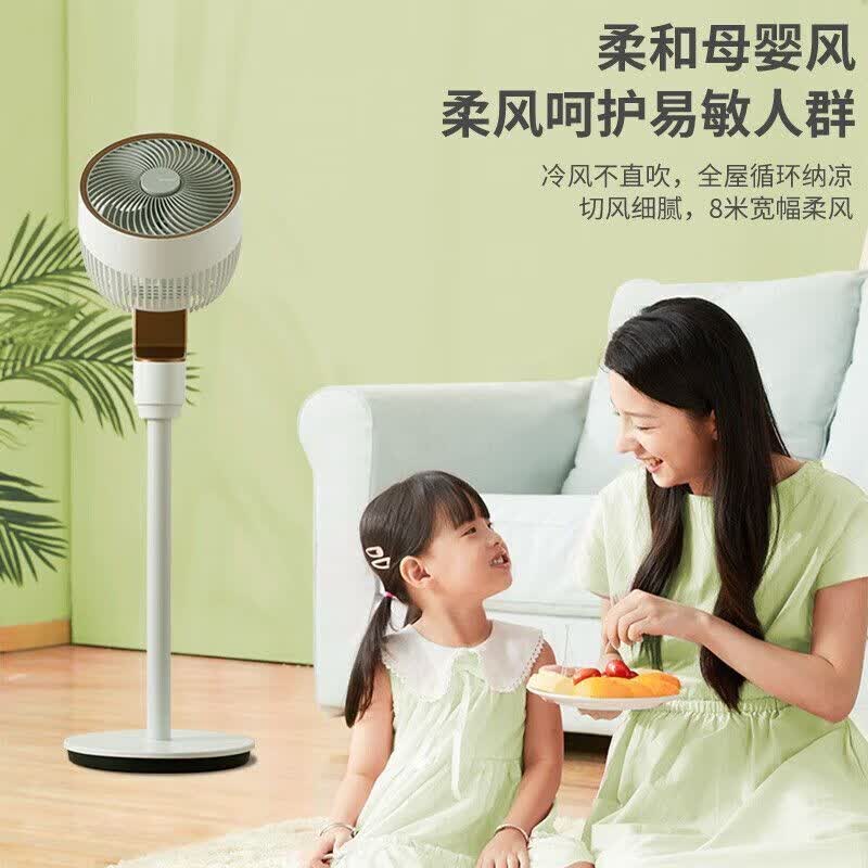 夏普(SHARP)电风扇家用空气循环扇落地扇台地涡轮香薰风扇离子群净化除菌换气扇办公室四季扇PJ-CD600B 机械款