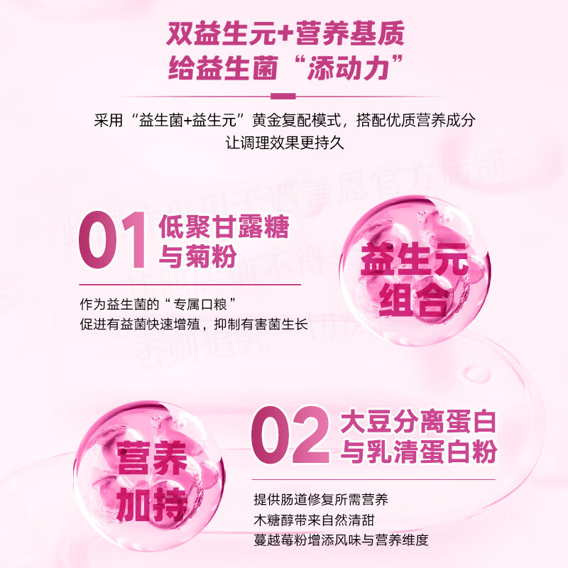 遇善恩益畅复合益生菌活性菌株益生元益生菌粉肠道健康全家适用 遇善恩益畅益生菌 24袋*1盒