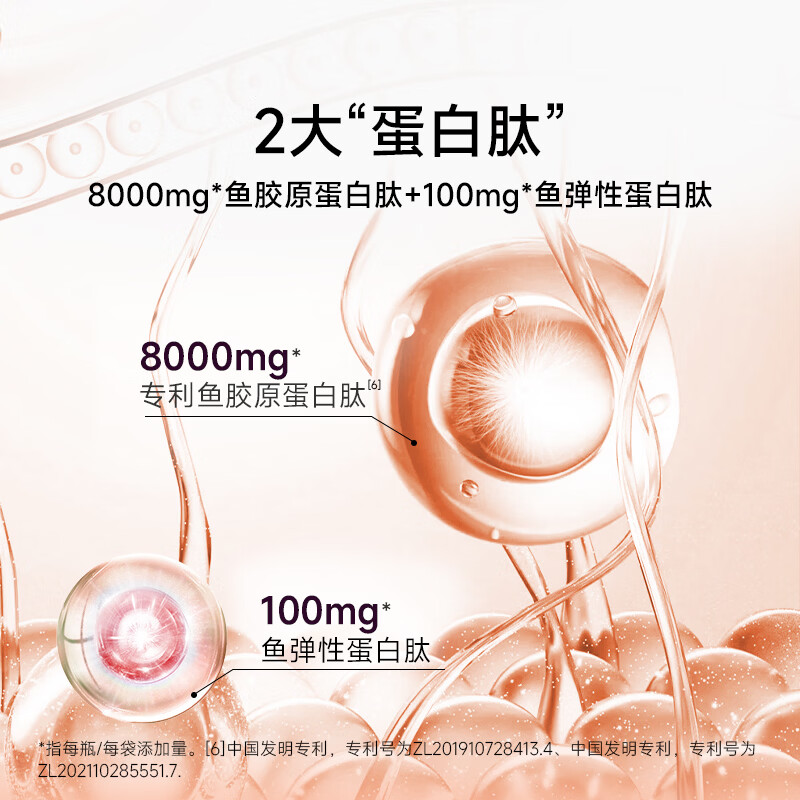 五个女博士鱼胶原蛋白肽升级肽2.0EGCG小分子口服液态饮品官旗店官方正品