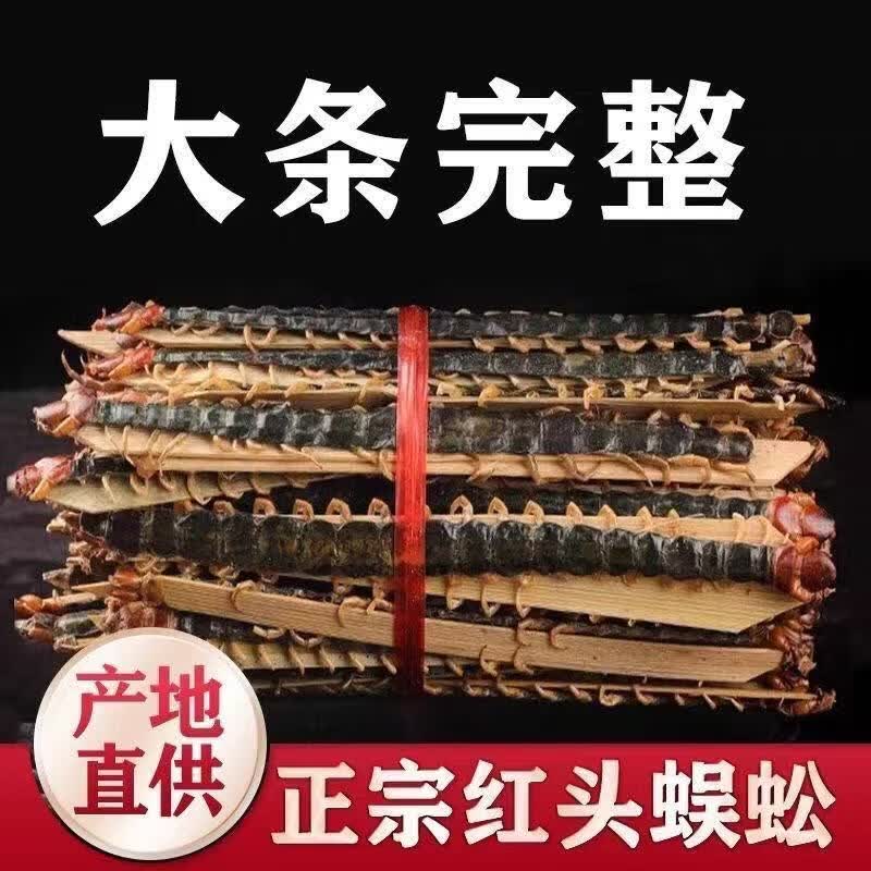 同仁堂(TRT)红头蜈蚣湖北随州道地无硫干品通络止痛养生泡酒 甄选蜈蚣16cm(100条装) 100条*2袋