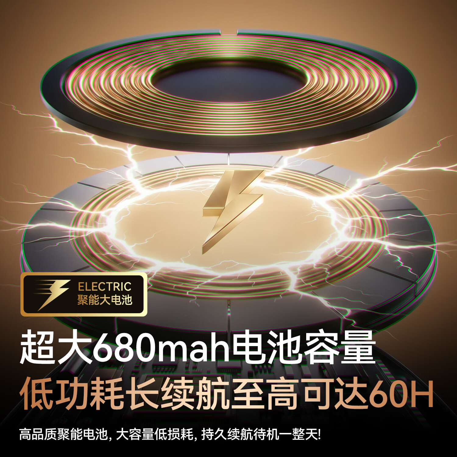 HAMANFER【超长续航|开放式不入耳】挂耳式蓝牙耳机防脱落抗风噪防水真无线蓝牙5.4运动骑车跑步耳机榜前十 星夜黑【开放不漏音 9D杜比音效】