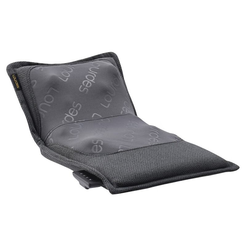 ATEX日本进口腰背靠腰部美臀按摩仪按摩器 加热热敷按压 舒适L型按摩坐垫 可拆洗 送长辈妈妈生日礼物 灰色【缓解腰臀酸痛】美臀护腰立体按摩按揉