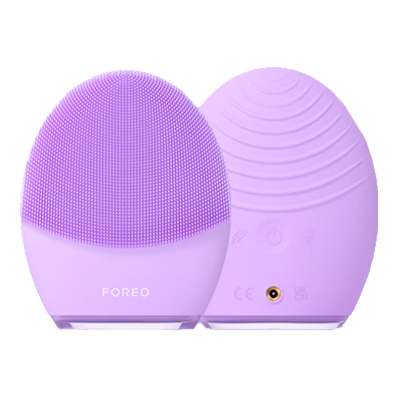 斐珞尔（FOREO）露娜电动洗脸仪LUNA 4净透舒缓洁面仪清洁按摩黑头清理神器深层清洁毛孔油脂污垢 男士版 充电款