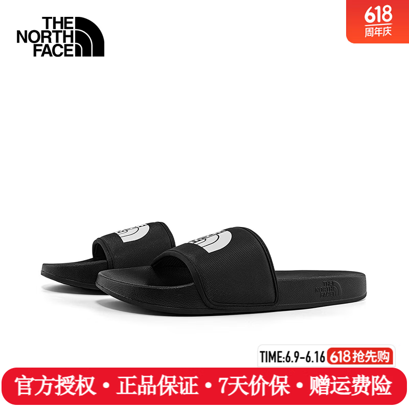 The North Face北面凉拖鞋男26夏季新款户外休闲轻便抓地防滑舒适透气沙滩鞋4T2R KY4/宇宙黑 42 /9