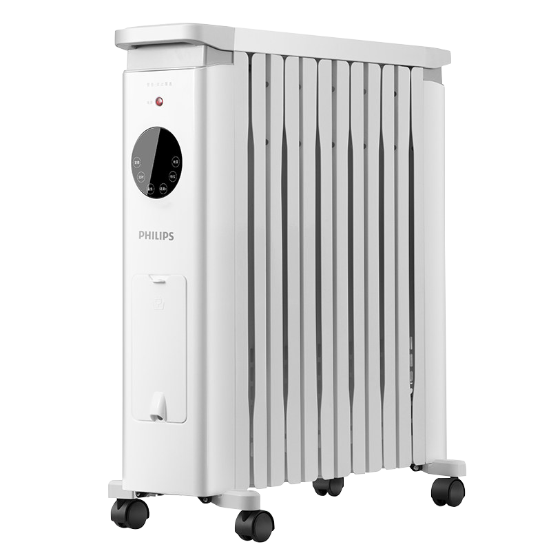 飞利浦（PHILIPS）取暖器/电暖器/电暖气片家用 节能低噪整屋供暖 12片遥控电热油汀AHR3144YS
