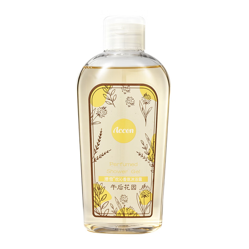澳雪(accen)孙杨代言 鲜萃花香美肌清洁 留香沐浴露套装 300ml*3香氛沐浴露(情柚+午后+和风)