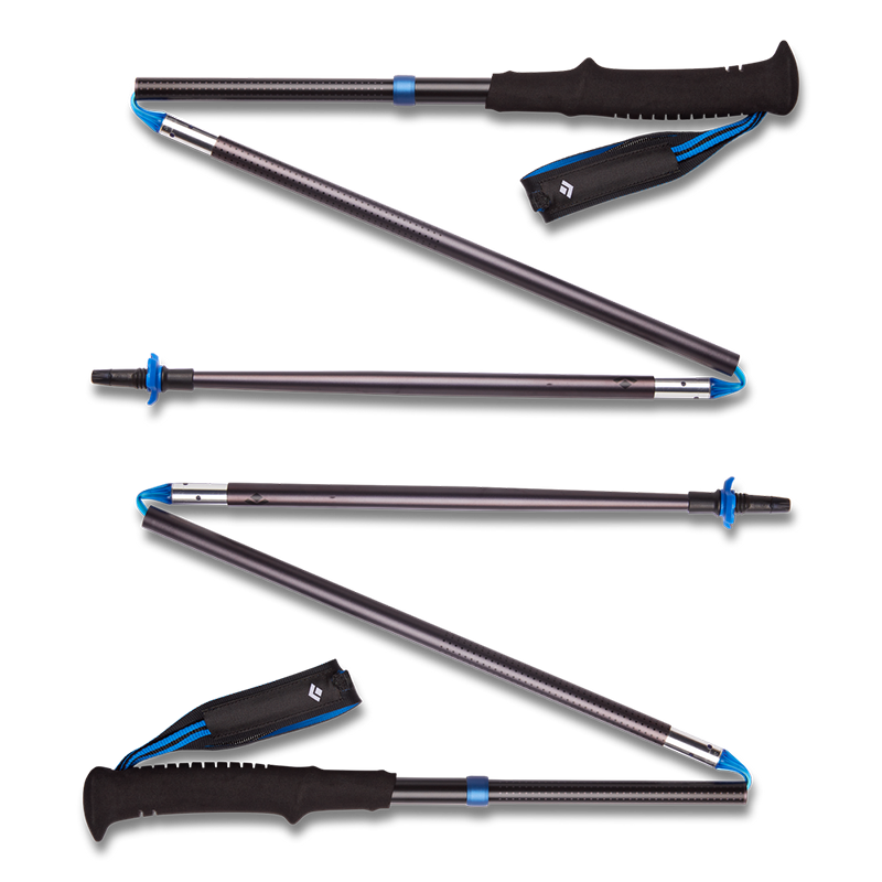 Black Diamond黑钻BD登山手杖户外铝合金折叠越野跑徒步杖超轻三节爬山杖112532 112532-110