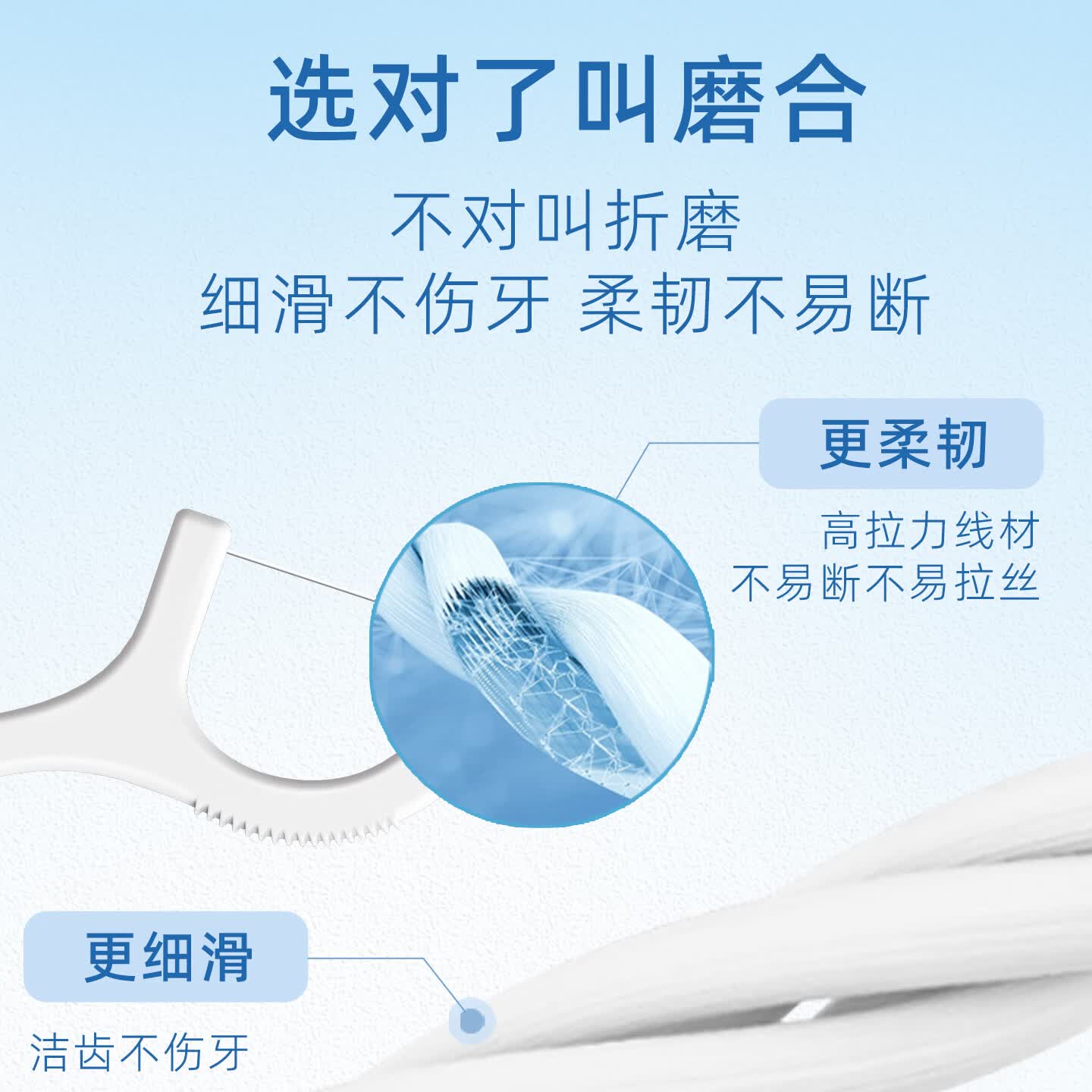 小竹牙线超细家用盒装剔牙神器牙缝清洁卫生一次性牙线棒10盒500支 【家中常备】10盒装500支