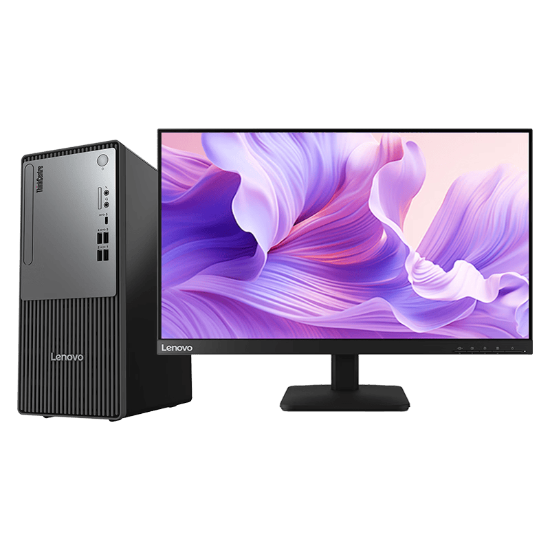 联想（ThinkCentre）P600 商用办公台式电脑台式机主机(酷睿i5-13420H 16G DDR5 1TB SSD win11)23.8英寸全套 国家补贴