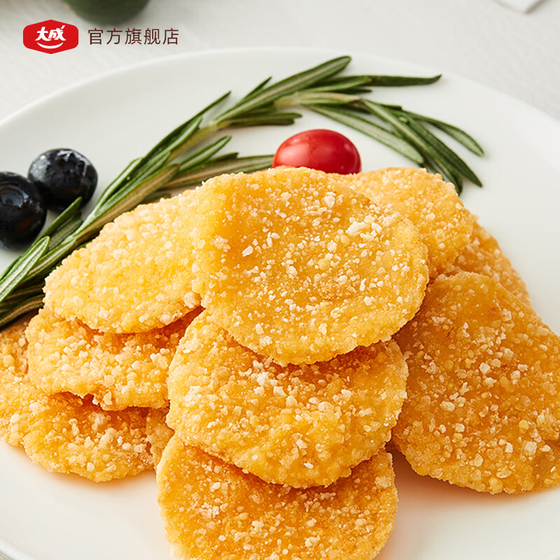 大成薯片炸鸡鸡肉制品空气炸锅食材半成品鸡肉片零食油炸冷冻炸鸡小吃 【310g*1袋】可以吃到肉的薯片+赠酸甜酱