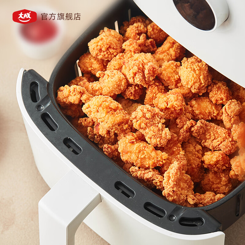大成盐酥鸡500g鸡米花早餐速食鸡块空气炸锅食材半成品炸鸡肉制品鸡肉 盐酥鸡500g*4【大品牌/放心选/安心吃】