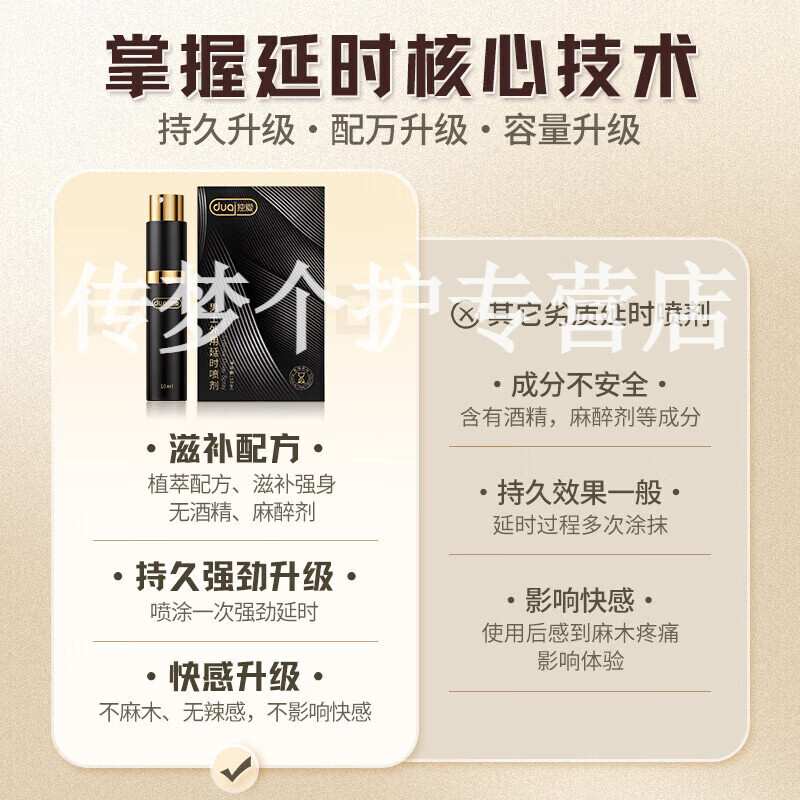 冠励思喷雾草丹兰外用延时喷剂男性持久不射男用喷雾品牌直售 1瓶 体验装 【品牌直售】