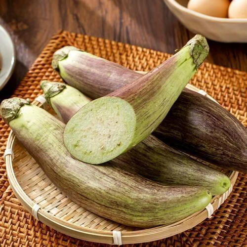 农家自种面包茄子新鲜紫长花茄子软糯嫩茄新鲜蔬菜现摘现发 新鲜面包茄子 5斤
