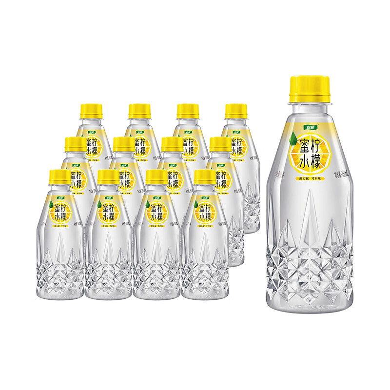 怡宝蜜水柠檬果味饮料 蜜水柠檬350ml*12瓶*2