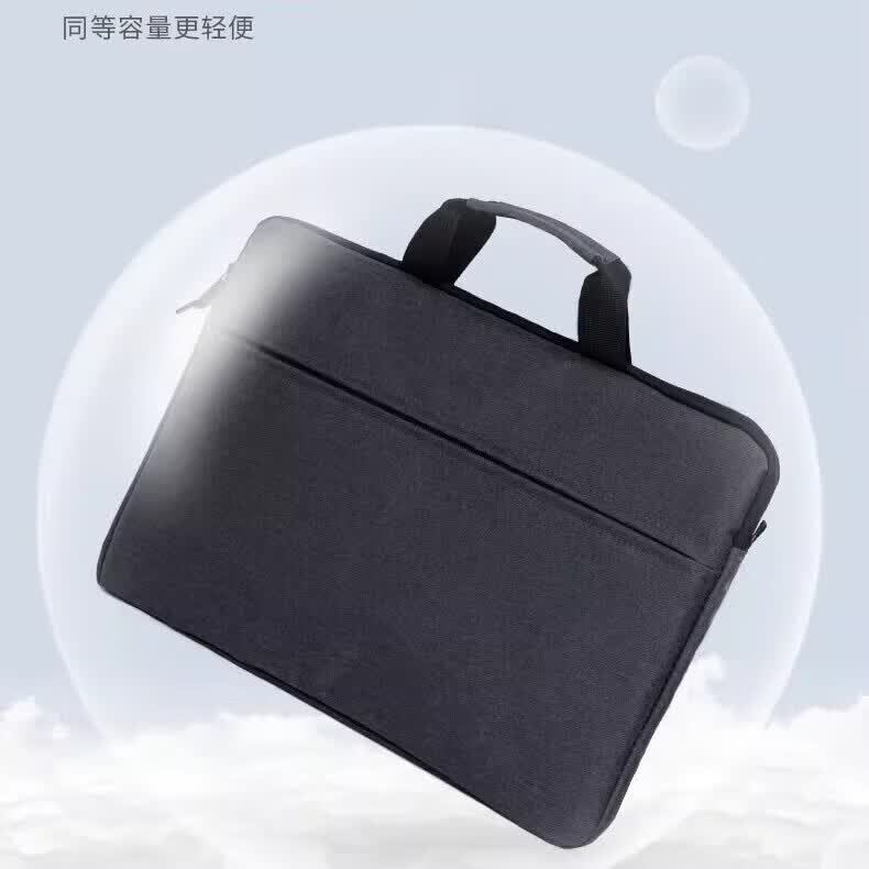 【优选百货】气囊防震笔记本电脑包15.6英寸14寸适用联想游戏本华硕戴尔小米华为苹果男女大容量防 黑色