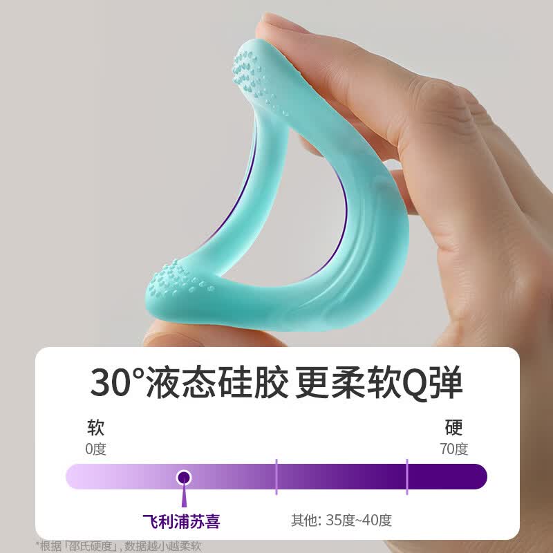 新安怡（AVENT）牙胶婴儿食品级硅胶可啃咬安抚0-6个月口欲期易抓握防吞咽磨牙 【食品级硅胶】冰柠蓝 魔比斯环牙胶