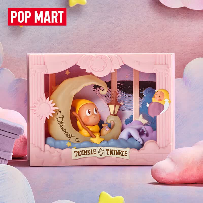 POP MART泡泡玛特 星星人点亮系列场景手办盲盒潮玩摆件礼物 随机1个 不支持七天无理由退换