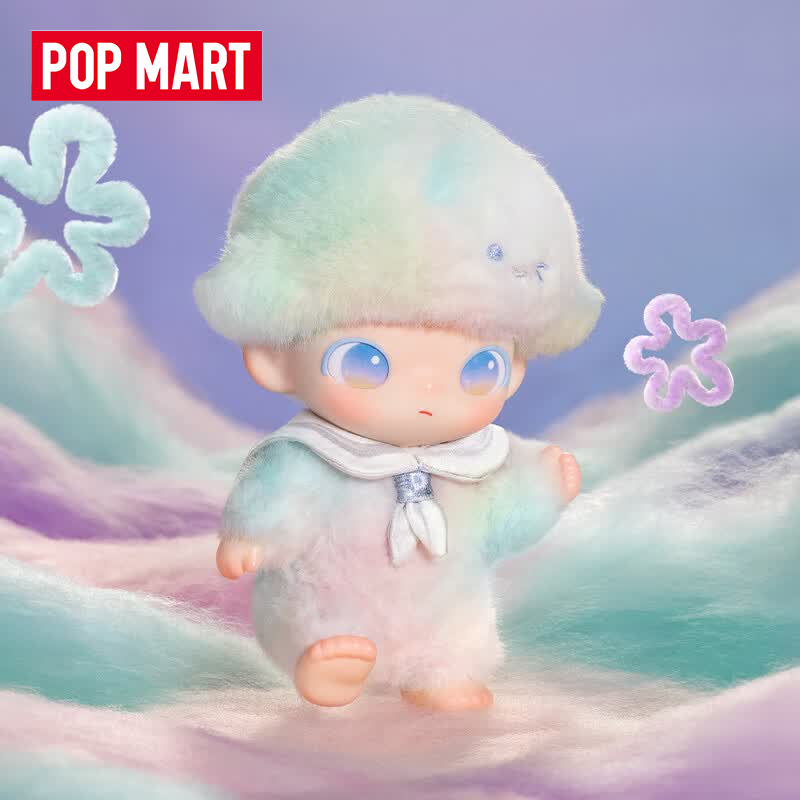 POP MART泡泡玛特 DIMOO新生日记系列-搪胶毛绒挂件盲盒潮玩礼物 随机1个 不支持七天无理由退换
