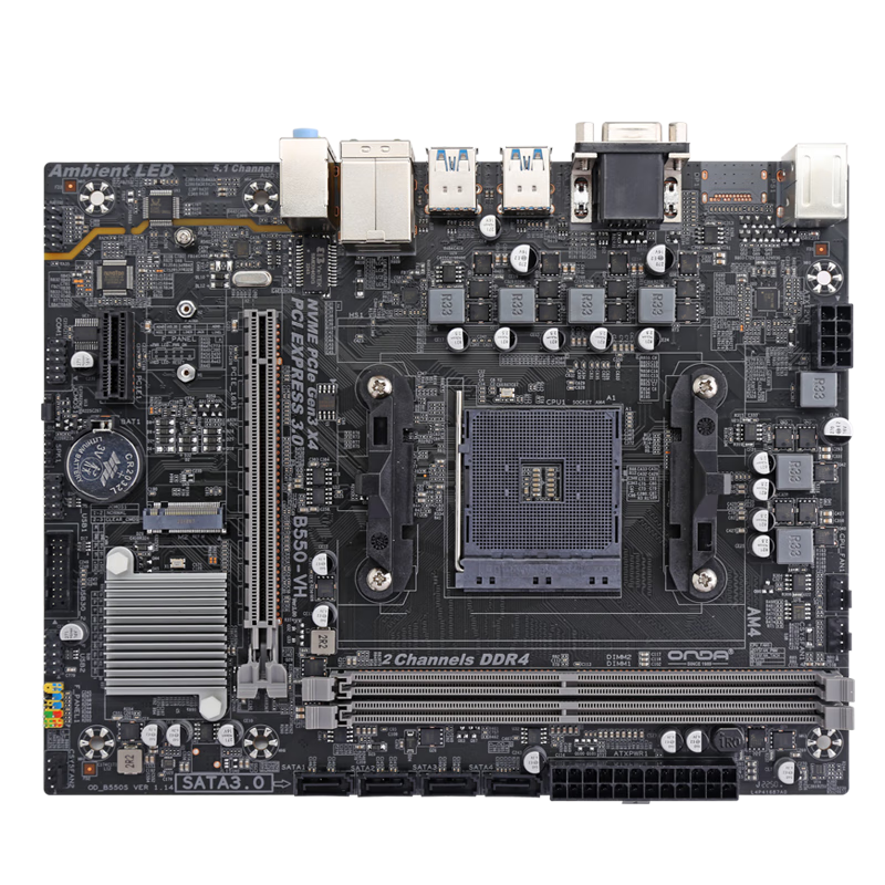 昂达（ONDA）B550-VH-B（AMD B550/Socket AM4）支持AM4系列处理器 娱乐办公主板