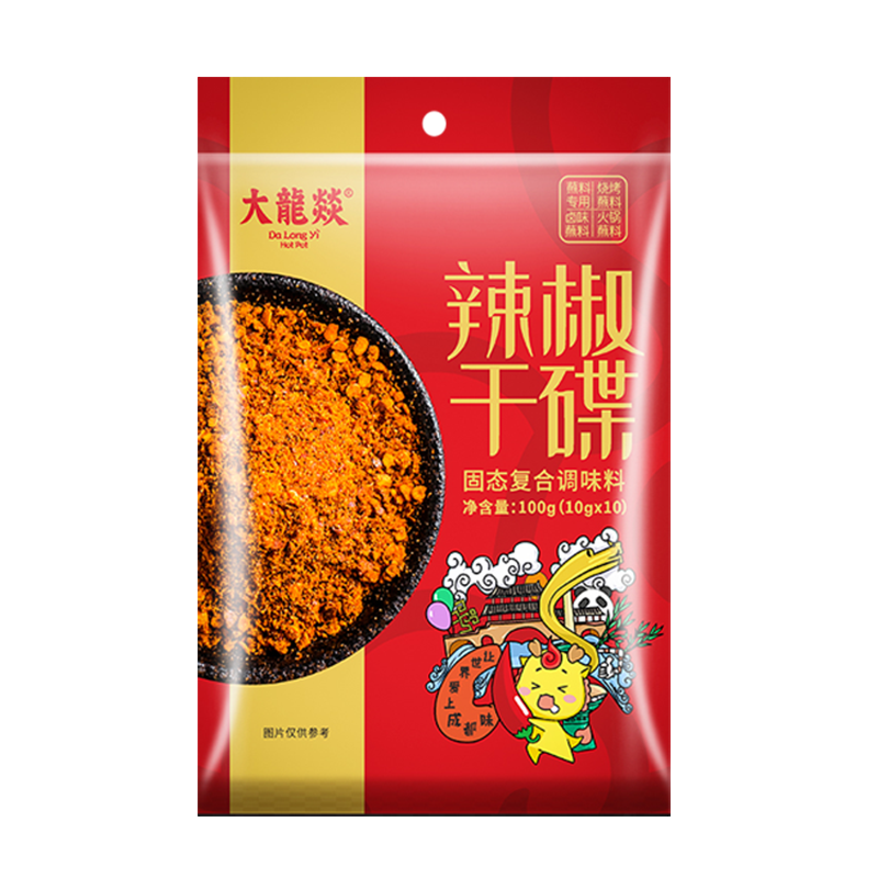 Da Long Yi 大龍燚 辣椒干碟 10g*10袋