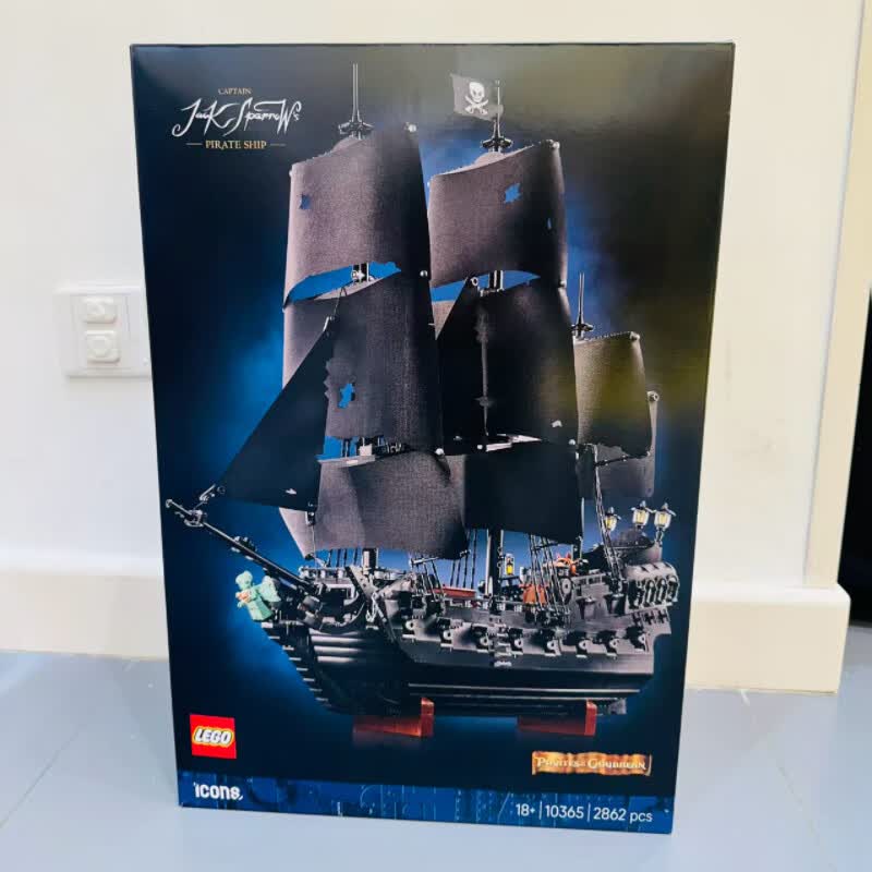 乐高（LEGO）ICONS系列10365杰克船长加勒比海盗船黑珍珠号男女孩玩具 10365 杰克船长加勒比海盗船黑珍珠号