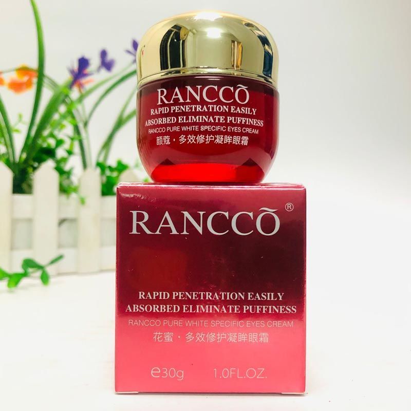 RANCCO百花蜜净白多效凝眸眼霜 颜寇眼霜眼纹紧致男女士 颜蔻花蜜多效凝眸眼霜