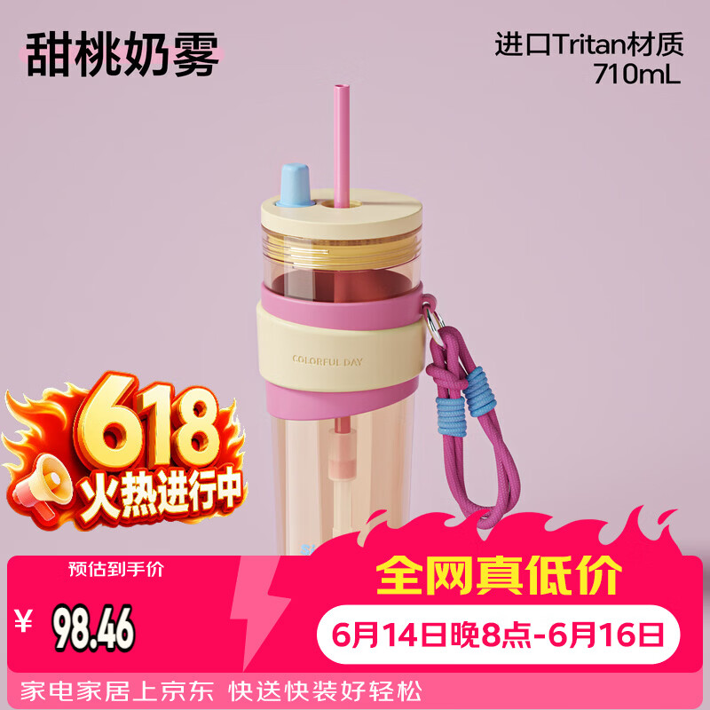 世大家吸管水杯凑单厨具5折券，最终到手价19元