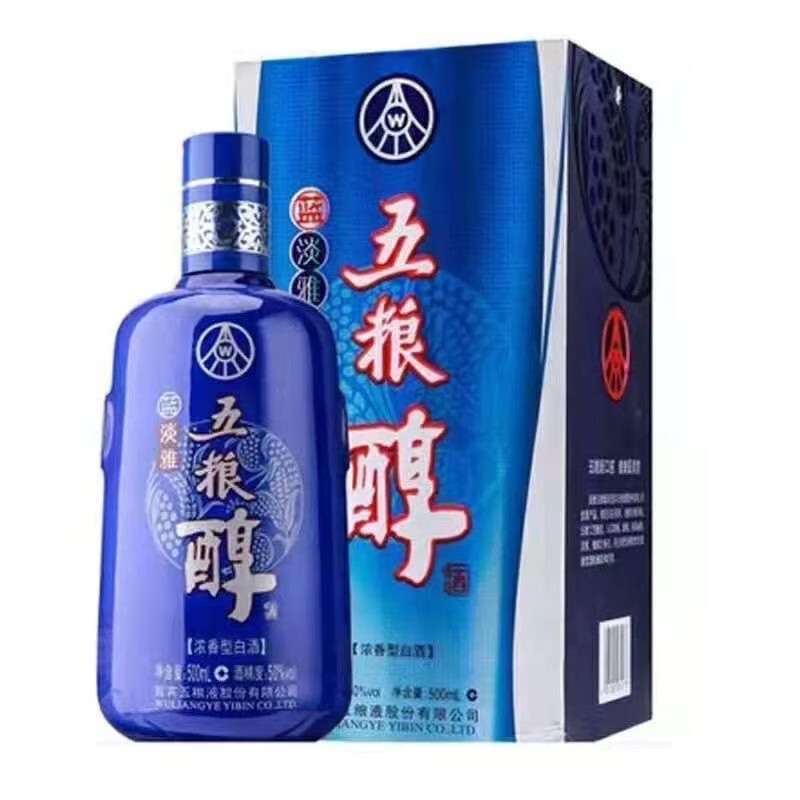 五粮液股份 五粮醇 浓香型白酒 收藏送礼 40度500ml*6瓶五粮醇银装