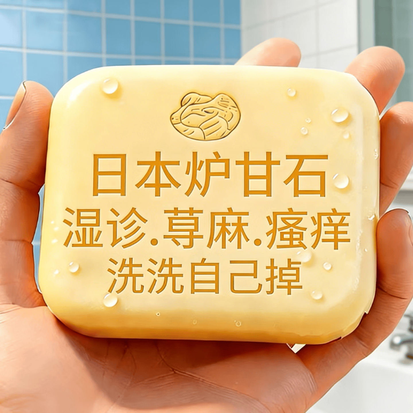 示博士【日本炉甘石皂】特效皮肤止痒皂皮肤瘙痒湿诊手脚全身可用身体皂 3盒【周期装】90%客户选择
