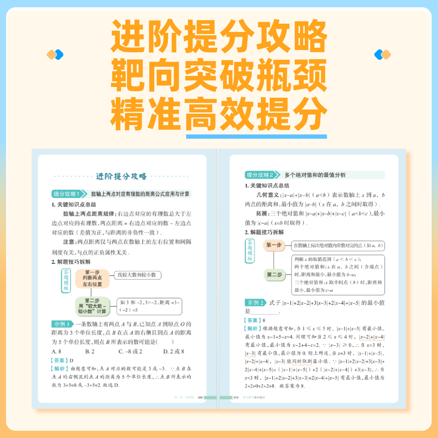 峰阅万卷【官方首发2026夏季新版】初中提分笔记 初中三年知识点总结 真题考点解析 新学期暑期预习 张雪峰中学教辅 语数英物化生政史地初一二初三中考总复习资料知识清单 新学期预习必备 语数英(5本,其