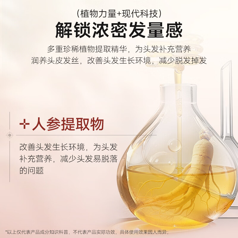 莹朴女士防脱发洗发水洗头液防脱洗发露洗头膏减少掉发脱发 女士防脱洗发露300ml/瓶