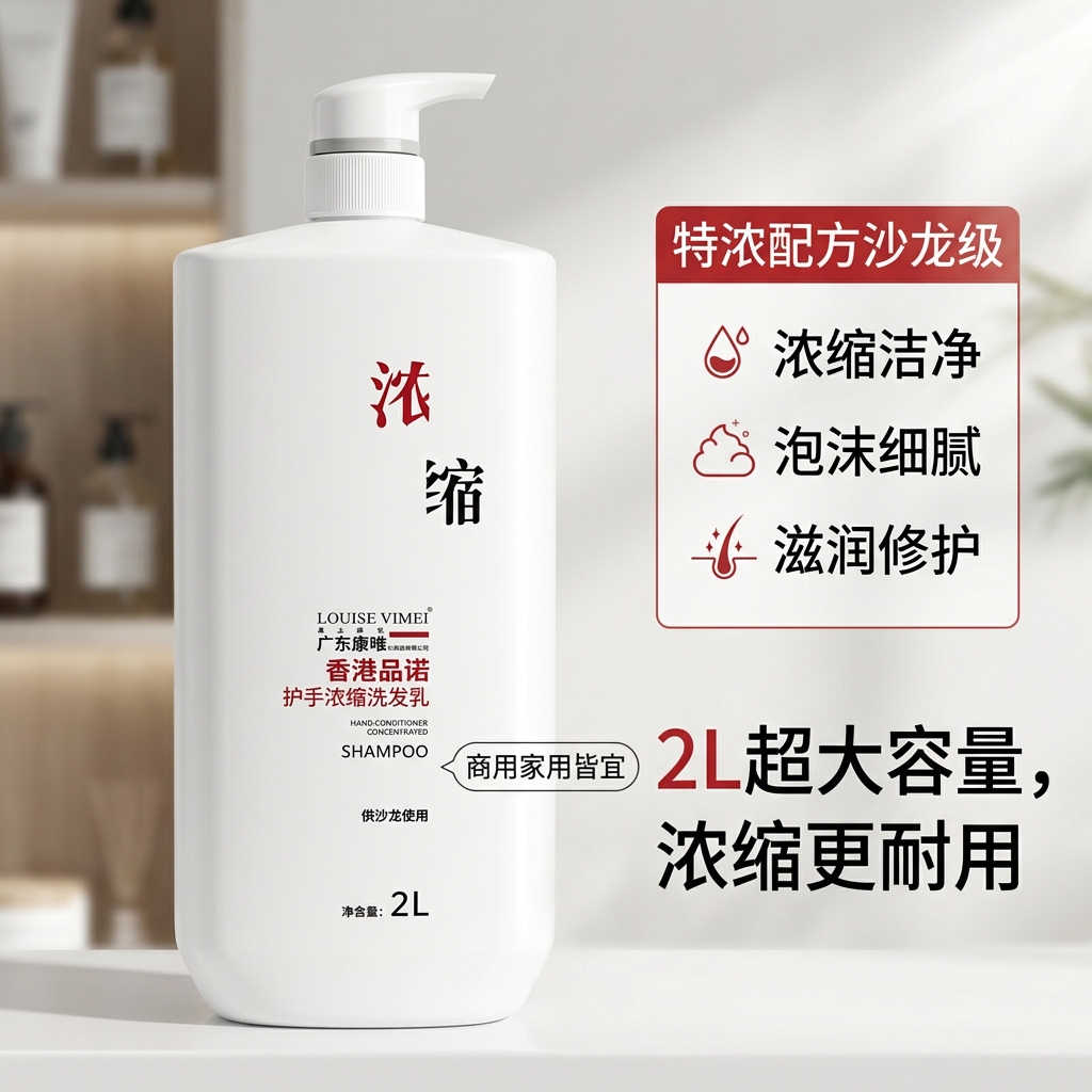 品诺护手洗发水护发素洗发乳清香不伤手发廊正品大容量高端洗发水 2L夏季清凉洗发水1瓶
