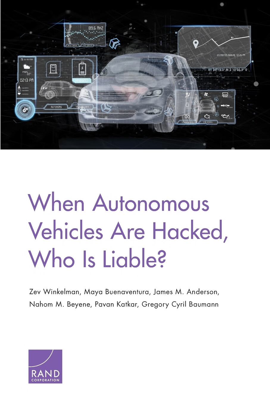 按需印刷】when autonomous vehicles are hacked, who is liable?