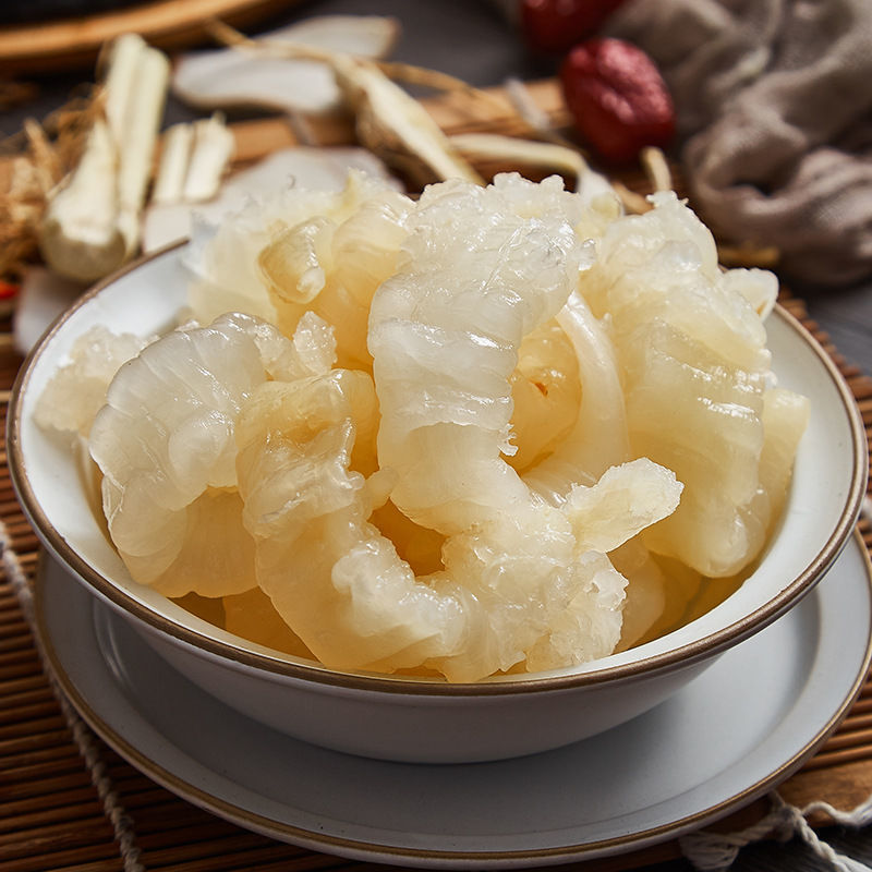 花胶冷冻水发佛跳墙食材海鲜八珍美味安滋初 水发鱼胶250g【实惠装】