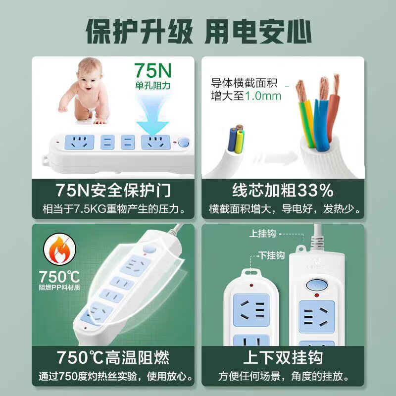 公牛正品排插多孔插排带加粗线多功能控制器家用智能桌面接线板新国标带开关带防过载大功率插座 正品公牛B09+二插位+总开关 搭配加粗线新国标【3米】
