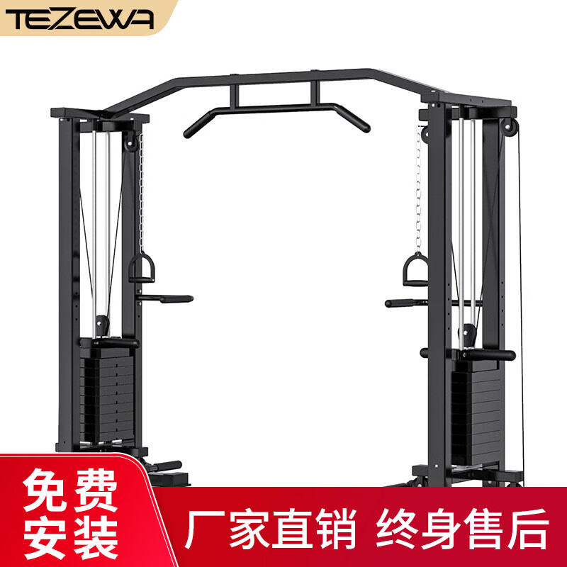 TEZEWA大飞鸟综合训练器引体向上力量器械 龙门架商用卧推架健身器材