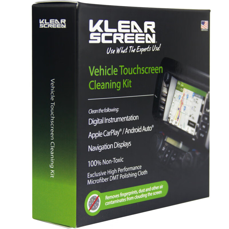 Klear Screen 笔记本屏幕清洁套装中控屏仪表盘导航仪清洁平板手机清理KS-2NAV 清洁套装 60ml