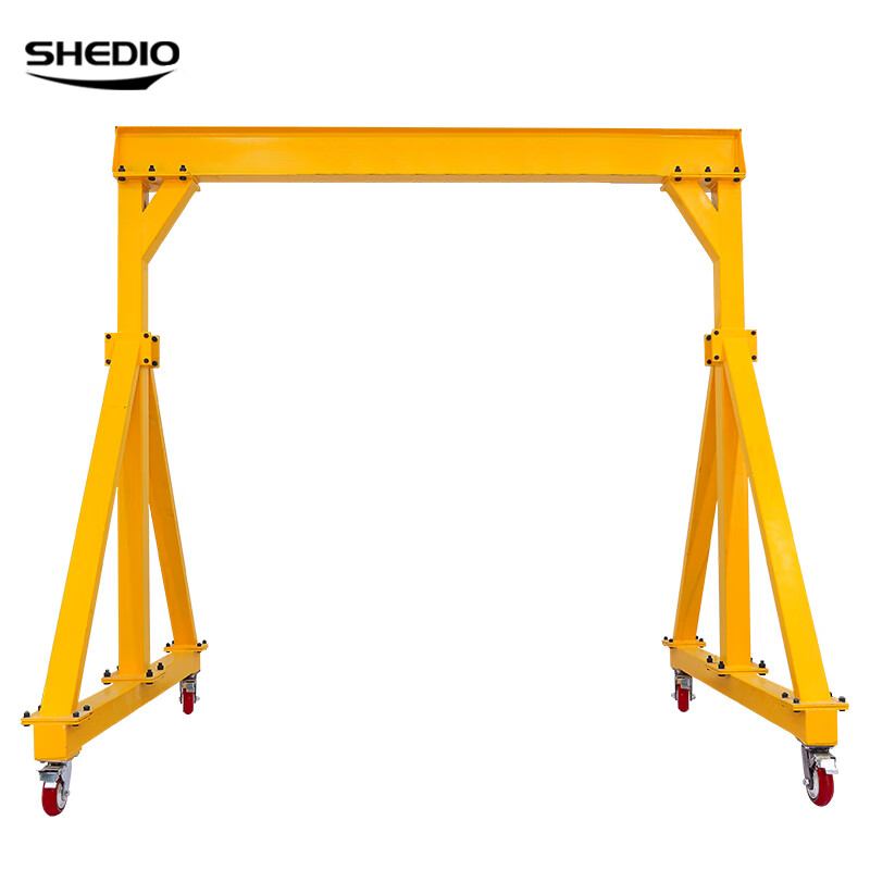晟雕定做移动龙门吊小型手推可拆卸行车天车龙门架起重工具  定做 5t