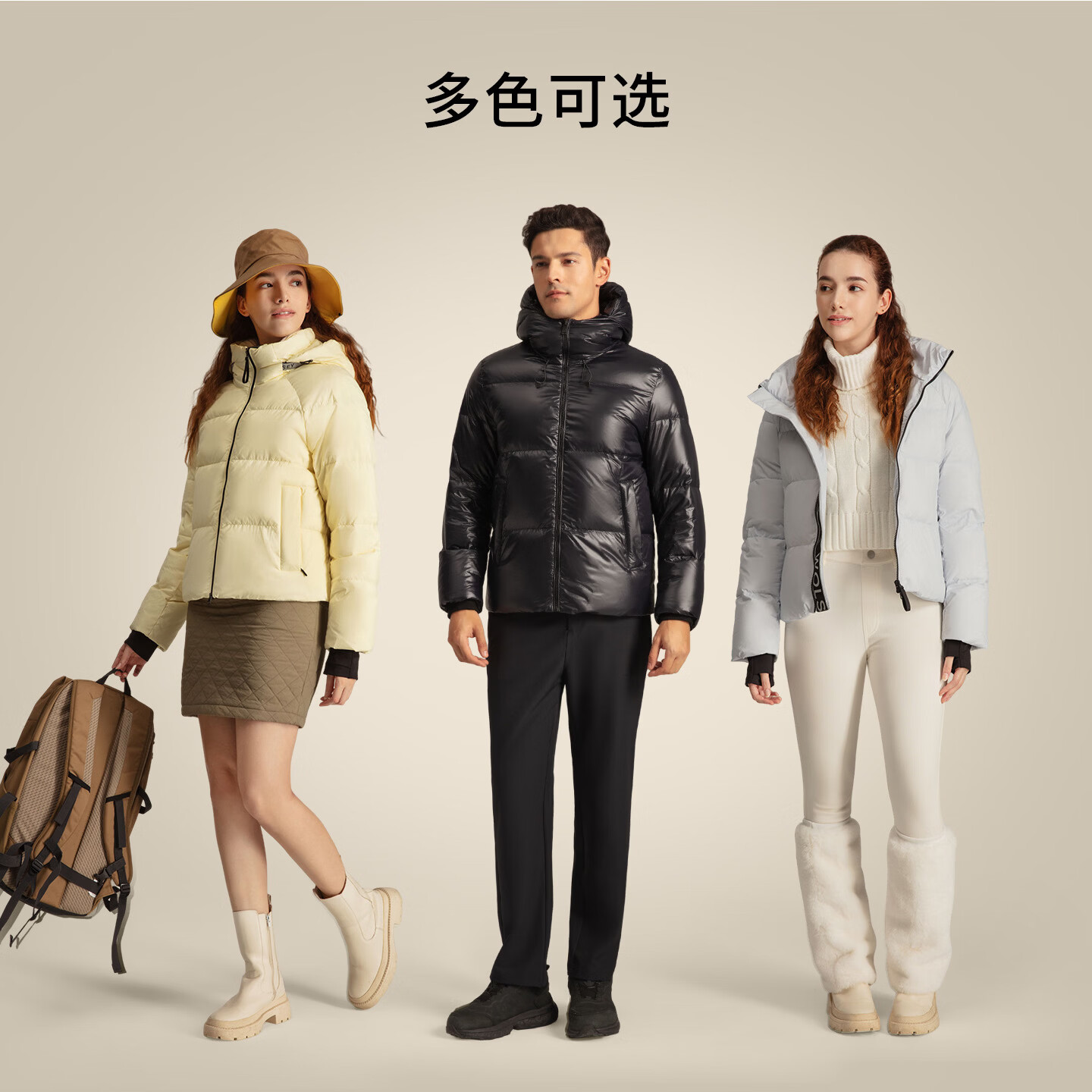 WOLSEY【PolarX】鹅绒羽绒服男女款时尚通勤百搭保暖外套650蓬登山服 黑色 【男款】 L